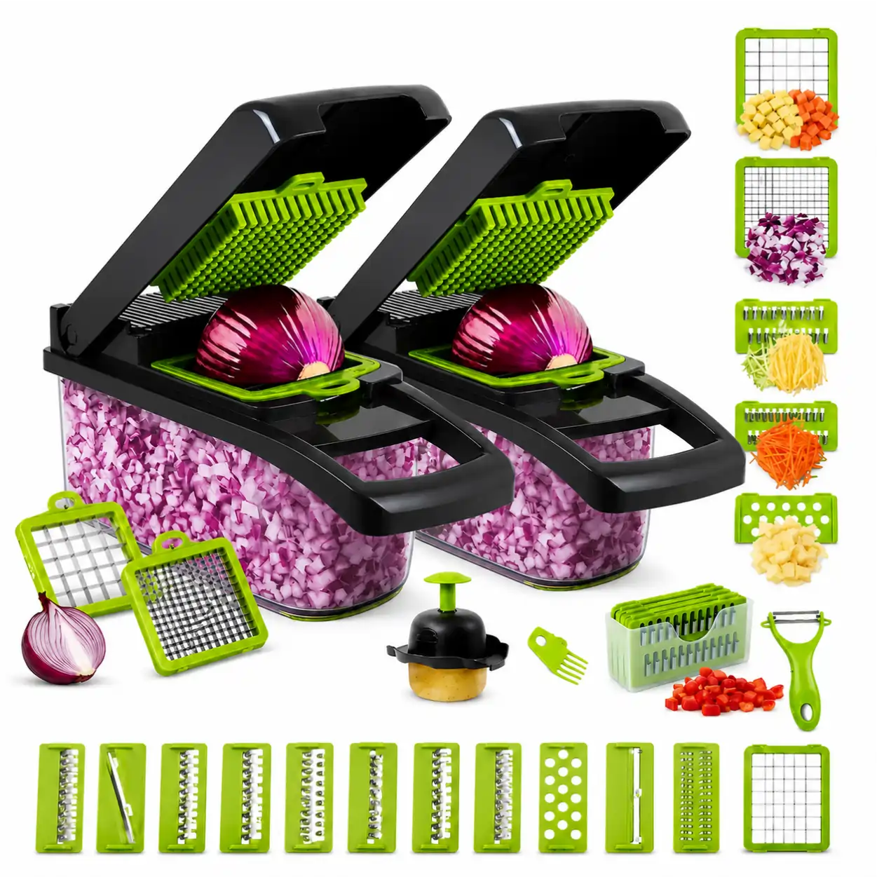 CortaMix™ Cortador de Legumes e Verduras 16 em 1 + BRINDE