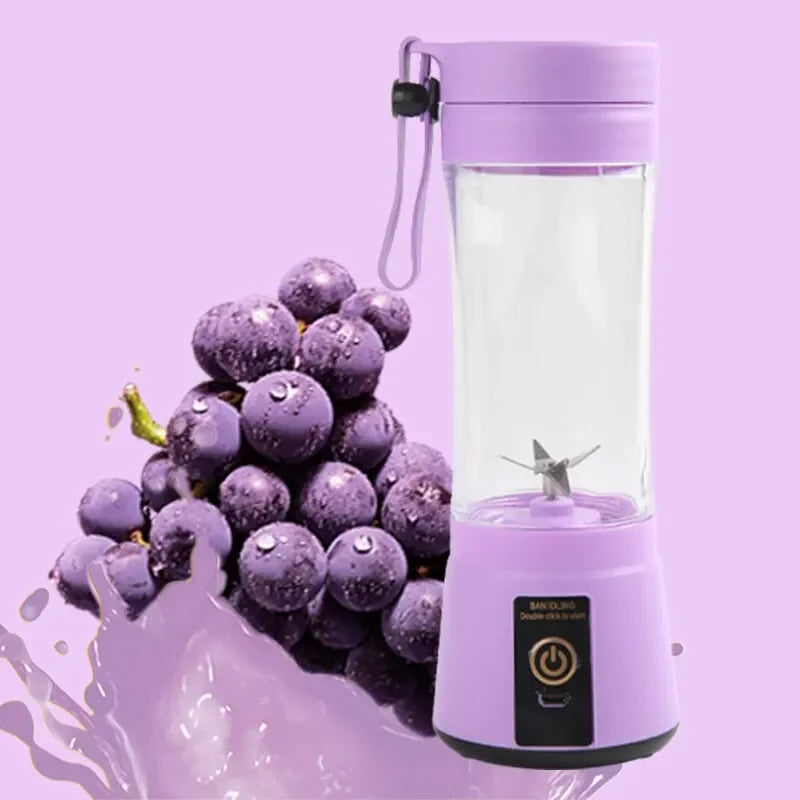 Liquidificador Portátil com 6 Lâminas e Carregamento USB