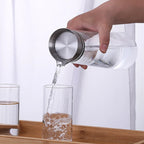 Jarra de Água de vidro com tampa de aço inoxidável de 1.5L - Tullip