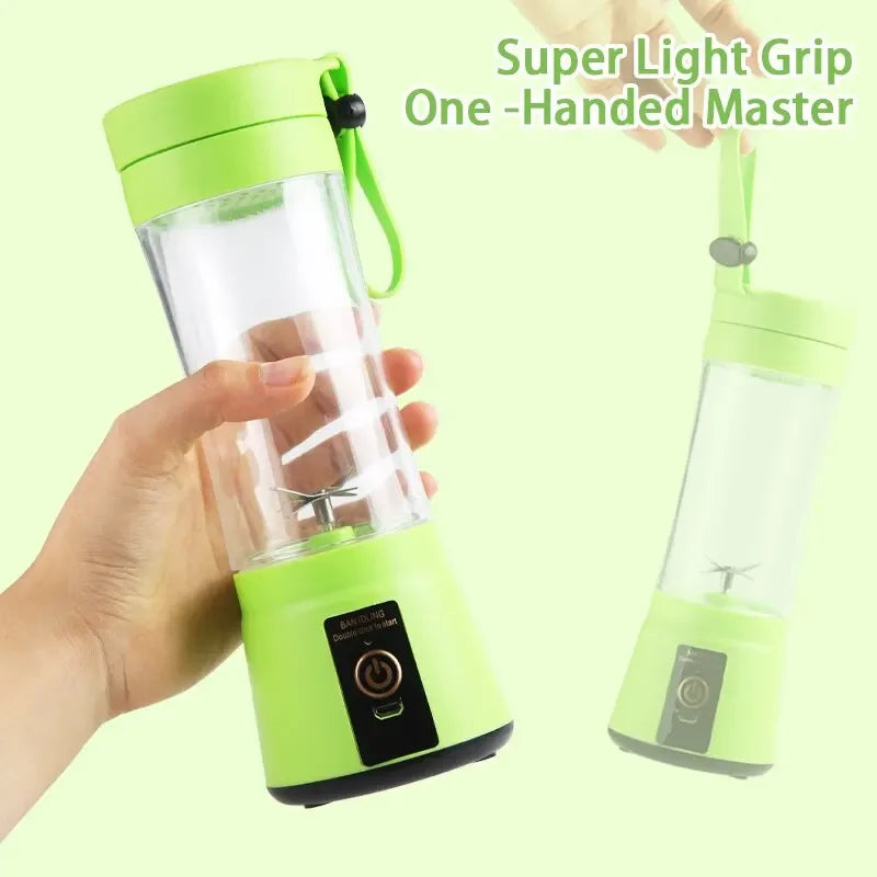 Liquidificador Portátil com 6 Lâminas e Carregamento USB