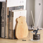 Suportes de Livros de Madeira Natural de design Atemporal