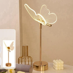 Luminária de Mesa Borboleta com 3 Cores de Luz