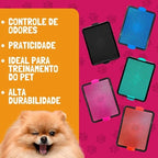 Sanitário Canino com Grade Banheiro Pet para Cães Xixi e Cocô