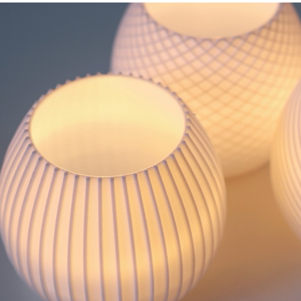 Porta-Velas Decorativos Modernos com Vela LED (Kit 3)