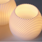 Porta-Velas Decorativos Modernos com Vela LED (Kit 3)