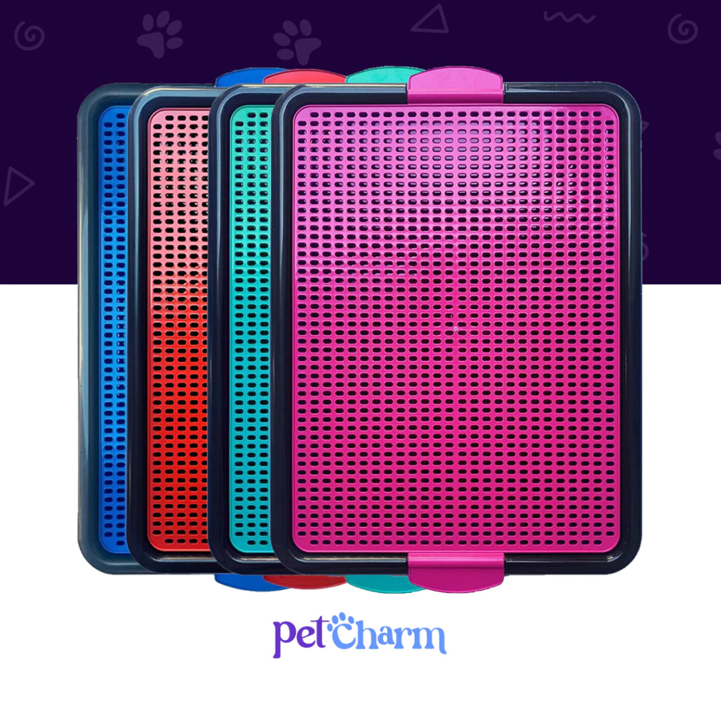 Sanitário Canino com Grade Banheiro Pet para Cães Xixi e Cocô