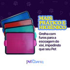 Sanitário Canino com Grade Banheiro Pet para Cães Xixi e Cocô