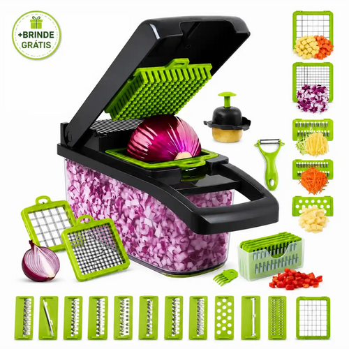 CortaMix™ Cortador de Legumes e Verduras 16 em 1 + BRINDE