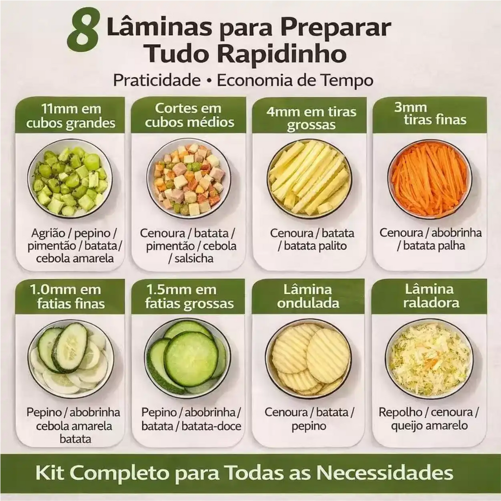 CortaMix™ Cortador de Legumes e Verduras 16 em 1 + BRINDE