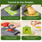 CortaMix™ Cortador de Legumes e Verduras 16 em 1 + BRINDE