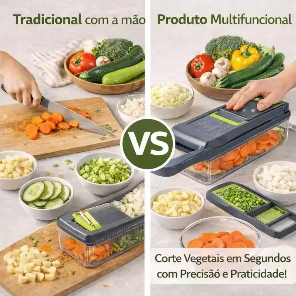 CortaMix™ Cortador de Legumes e Verduras 16 em 1 + BRINDE
