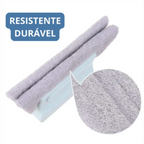 Escova de limpeza Decoricasa para frestas e trilhos com cerdas de nylon cinza resistentes e cabo ergonômico