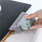 Escova de limpeza FrestaClean Decoricasa com fibra cinza para trilhos e cantos estreitos de bancadas