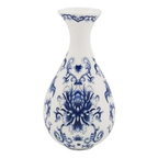 Vaso Decorativo em Porcelana Estilo Oriental