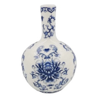 Vaso Decorativo em Porcelana Estilo Oriental