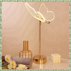 Luminária de Mesa Borboleta com 3 Cores de Luz